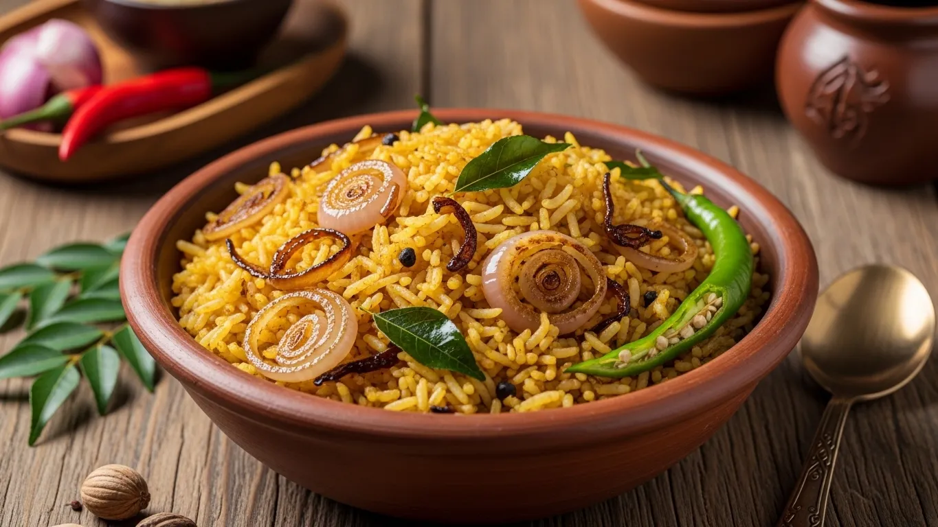 Sri Lankan Dunu Thel Rice Recipe – Authentic Onion Fried Rice Easy Homemade Guide