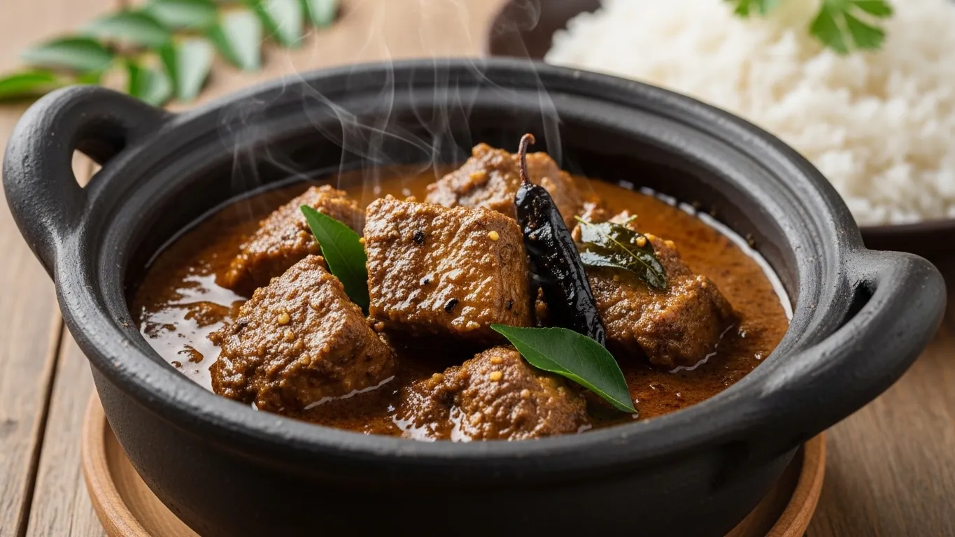 Hot to make Sri Lankan Black Pork Curry (Kalupol Pork Curry)