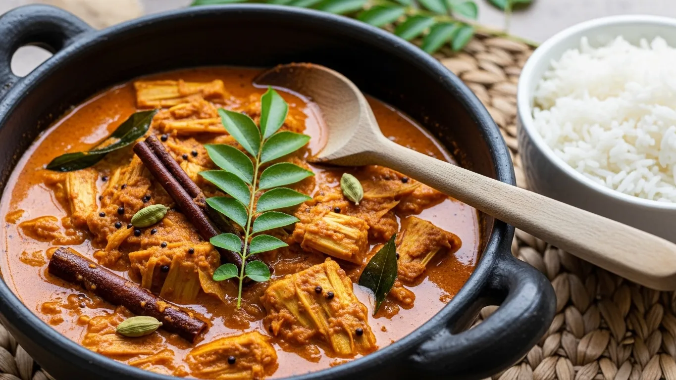 Sri Lankan Jackfruit Curry (Polos Curry) Traditional Recipe – Authentic Sri Lankan Polos Curry with Coconut Milk