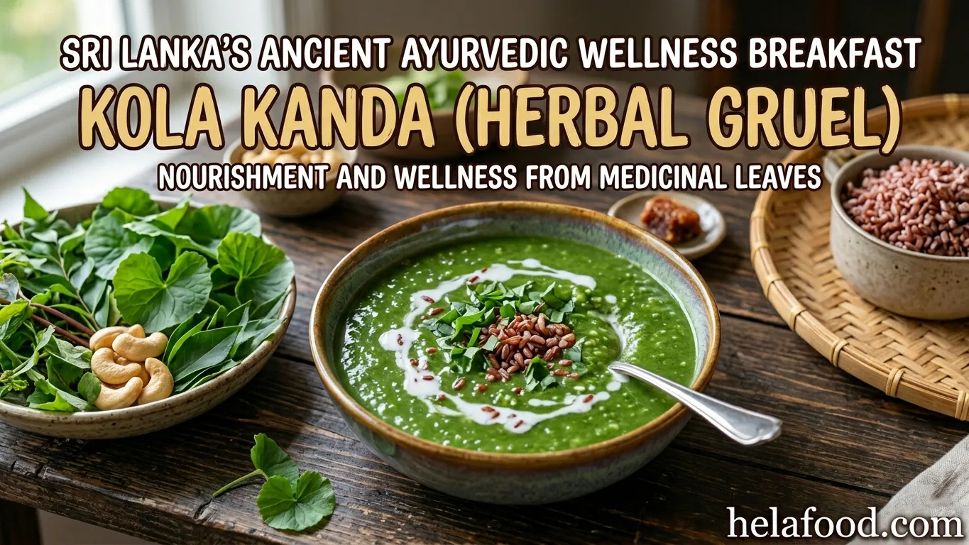 Kola Kanda: Sri Lanka’s Traditional Ayurvedic Herbal Breakfast